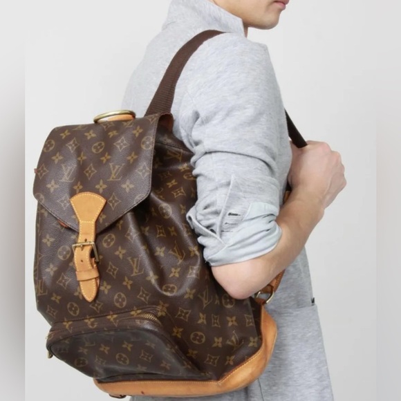 🥰SOLD🥰 2001 Louis Vuitton Montsouris GM Monogram backpack - Picture 2 of 14
